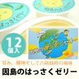 画像1: 【のし・包装・手さげ袋がご不用の方はこちら】<br>因島のはっさくゼリー 12個入り フルーツゼリー (1)