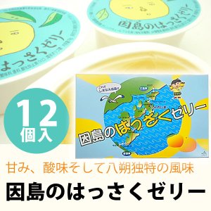 画像1: 因島のはっさくゼリー 12個入り フルーツゼリー