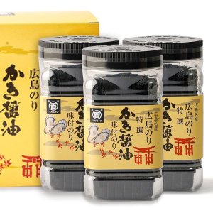 画像1: 特選かき醤油味付のり 3本入り［箱入り］（特かき-15K）