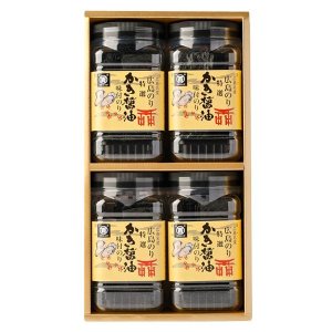 画像: 特選かき醤油味付のり 4本入り［箱入り］（特かき-20K）